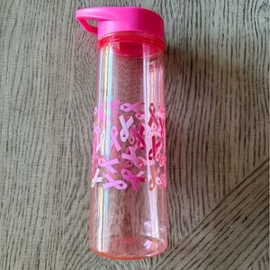 FREE WITH PURCHASE Pink Ribbon Water Bottle